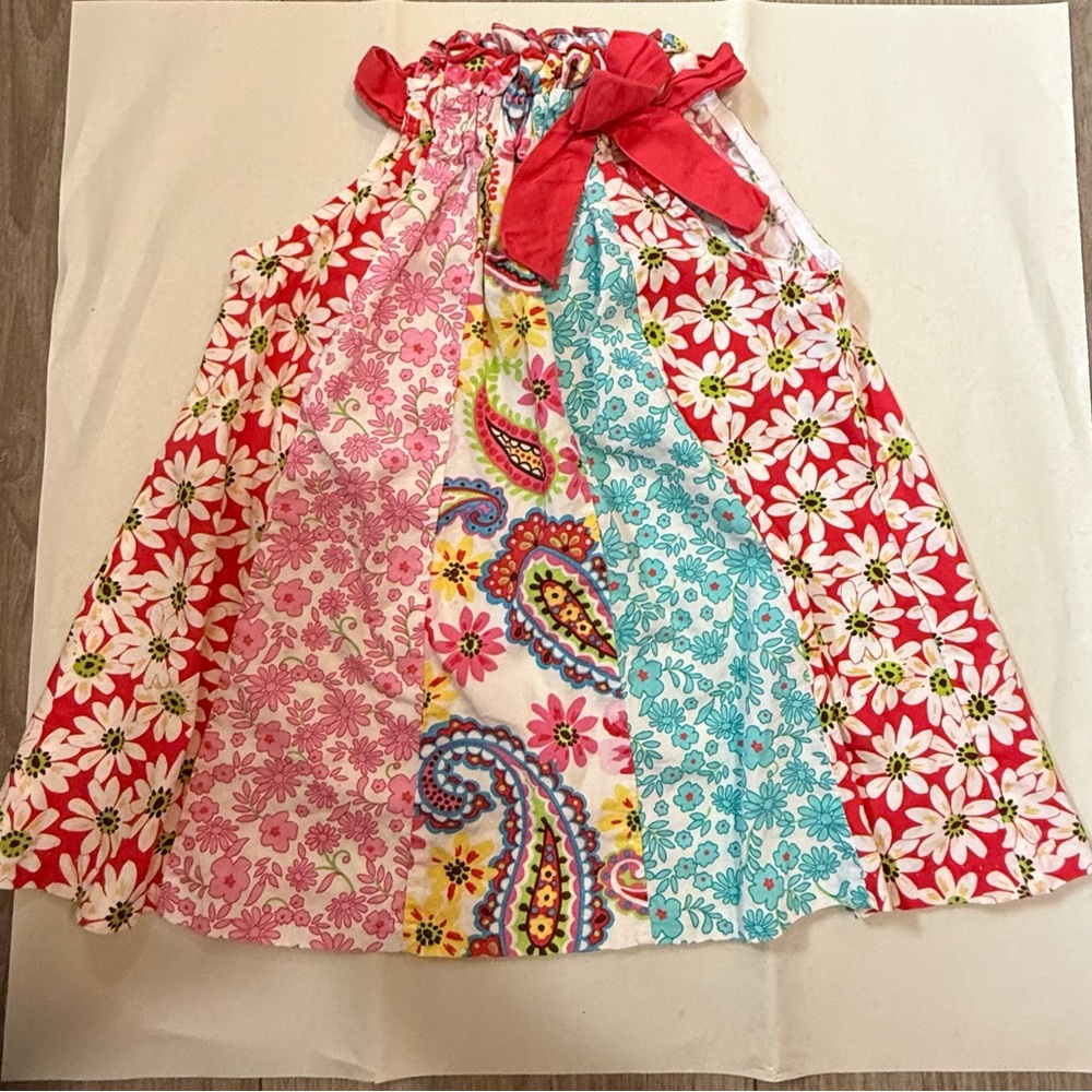 iris & ivy Multicolor Floral Kids Casual Dress